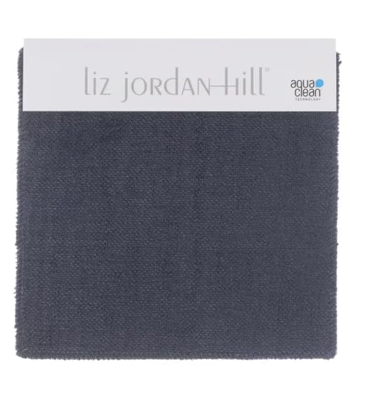 Liz Jordan-Hill Fabric by The Yard - Grey Upholstery Fabric Polyester Blend with Aquaclean Technology - Reupholstery Sewing Material - Spirit