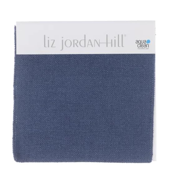 Liz Jordan-Hill Fabric by The Yard - Grey Upholstery Fabric Polyester Blend with Aquaclean Technology - Reupholstery Sewing Material - Spirit