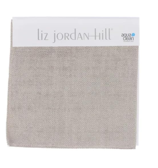 Liz Jordan-Hill Fabric by The Yard - Grey Upholstery Fabric Polyester Blend with Aquaclean Technology - Reupholstery Sewing Material - Spirit