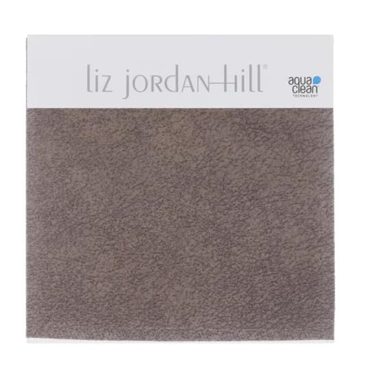 Liz Jordan Hill Luxury Brindle Upholstery Fabric by The Yard Pet Friendly Water Cleanable Stain Resistant Aquaclean Material for Furniture and DIY Ac Marina