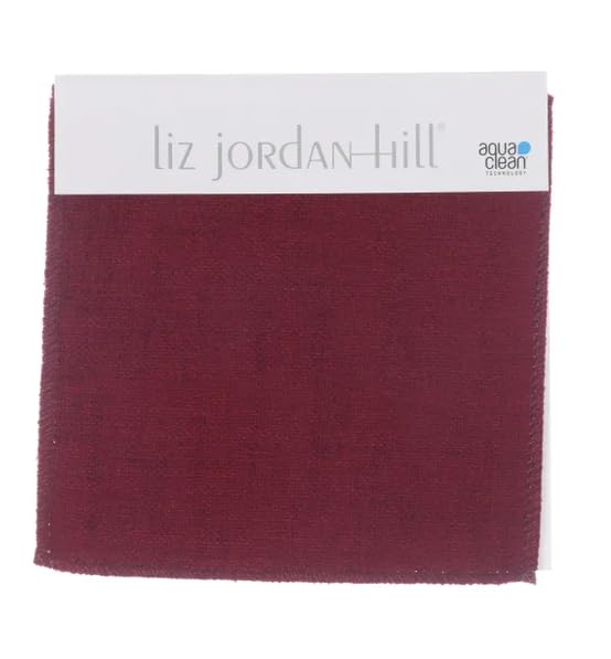 Liz Jordan-Hill Fabric by The Yard - Grey Upholstery Fabric Polyester Blend with Aquaclean Technology - Reupholstery Sewing Material - Spirit