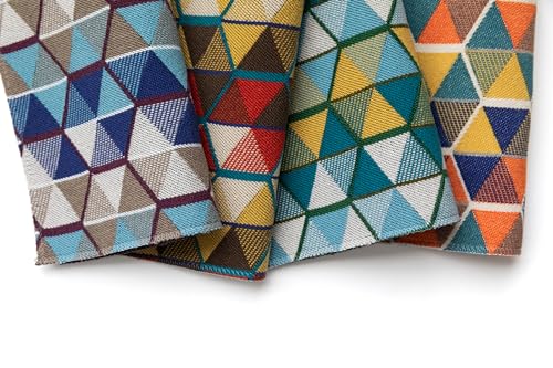 Luxury Woven Geometric 100% Polyester Upholstery Fabric by The Yard