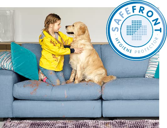 Liz Jordan-Hill Luxury Microsuede Fabric Pet-Friendly Water Cleanable Stain Resistant Aquaclean Upholstery Fabric for Furniture and DIY Projects AC Daytona