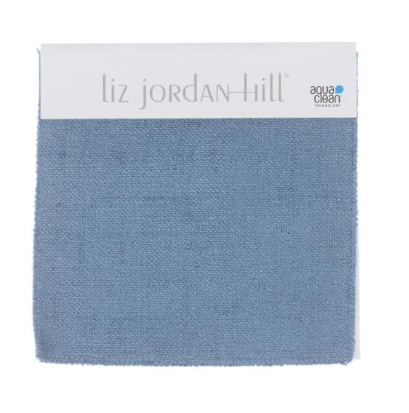 Liz Jordan-Hill Fabric by The Yard - Grey Upholstery Fabric Polyester Blend with Aquaclean Technology - Reupholstery Sewing Material - Spirit