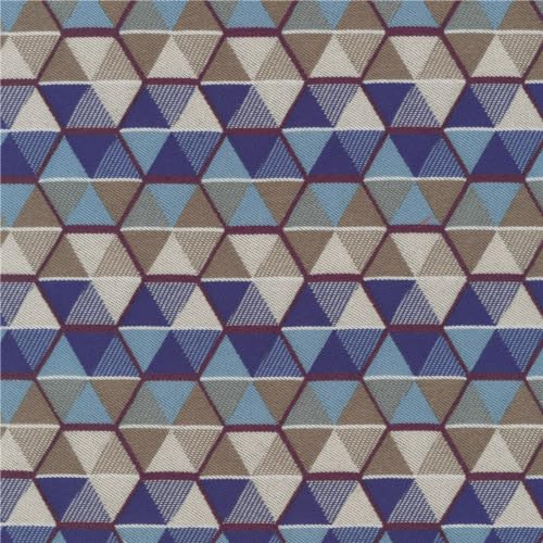 Luxury Woven Geometric 100% Polyester Upholstery Fabric by The Yard