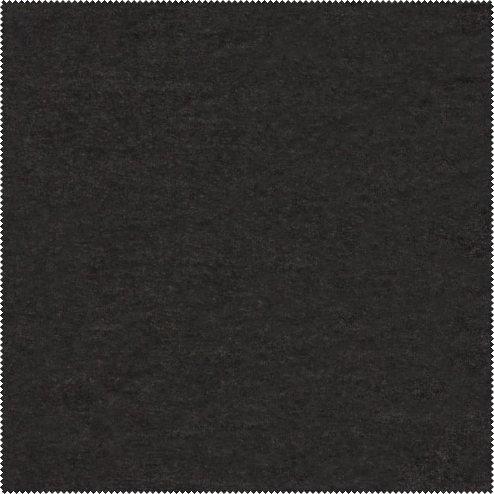 Liz Jordan-Hill Fabric by The Yard - Black Matte Chenille Upholstery Fabric with Aquaclean Technology - Reupholstery Sewing Material -  AC Imperial