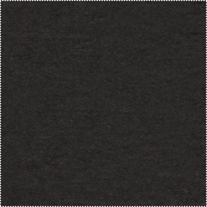 Liz Jordan-Hill Fabric by The Yard - Black Matte Chenille Upholstery Fabric with Aquaclean Technology - Reupholstery Sewing Material -  AC Imperial