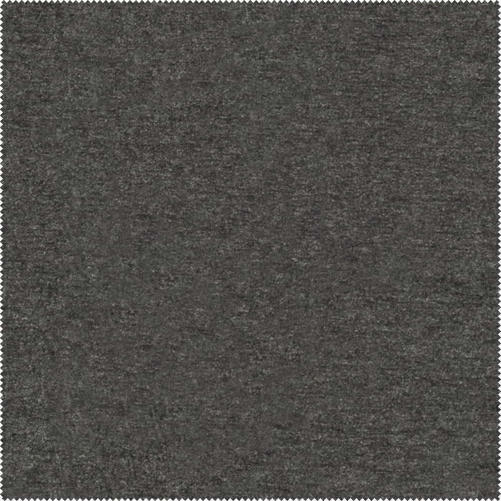 Liz Jordan-Hill Fabric by The Yard - Black Matte Chenille Upholstery Fabric with Aquaclean Technology - Reupholstery Sewing Material -  AC Imperial