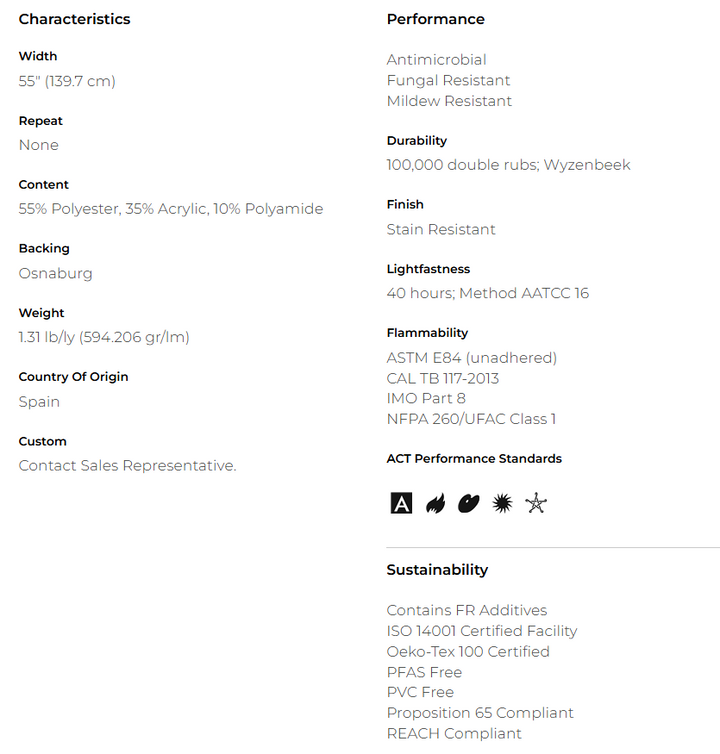 AC Marina Stain Resistant Brindle Upholstery Fabric by The Yard