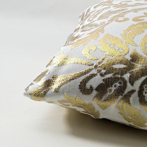 Marble Gold Metallic Throw Pillows – Sky Iris